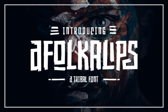 Afolkalips: A Modern Display Font for Editorial Design