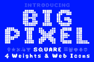 Big Pixel: A Bold Display Font for Handmade Creations