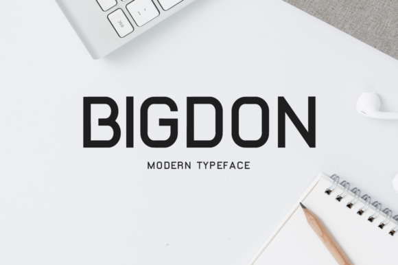 Bigdon: A Modern Display Font for Elegant Editorial Design