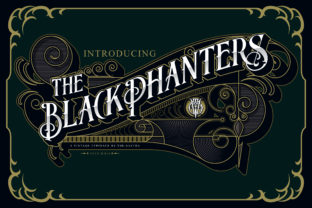 Blackphanters: A Striking Display Font for Editorial Design