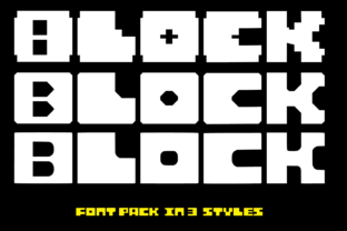Block Family: A Chunky Display Font for Modern Branding