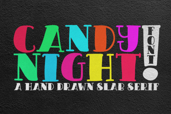 Candy Night Font for Authentic Branding Projects
