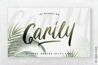 Carily: A Modern Handwritten Font for Professional Branding