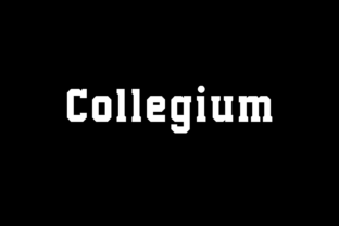 Collegium Font for Modern Branding and Display Needs
