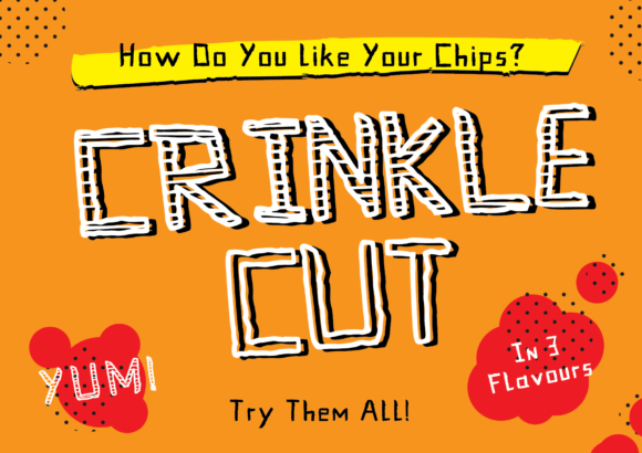 Crinkle Cut Font: A Unique Display Style for Design Projects