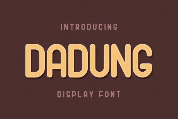 Dadung: A Minimalist Display Font for Polished Branding