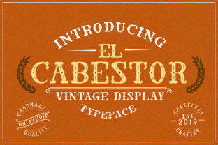 El Cabestor: A Bold Font for Western-Themed Creations