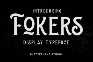 Fokers: A Display Font That Elevates Handmade Creations