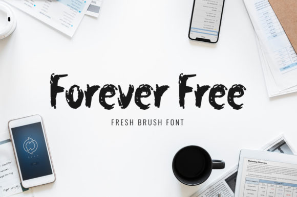 Forever Free: A Bold Display Font for Editorial Creativity
