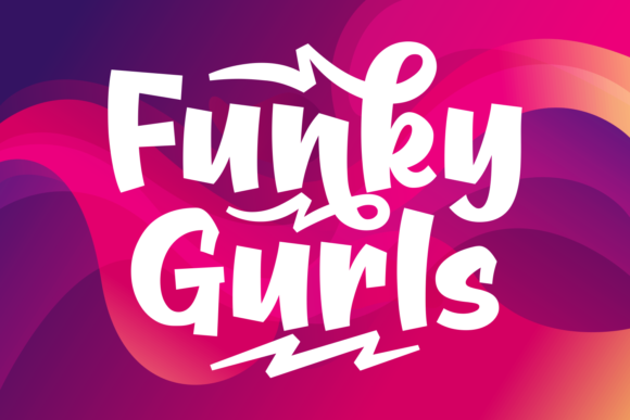 Funky Gurls Font for Playful Branding and Creative Projects