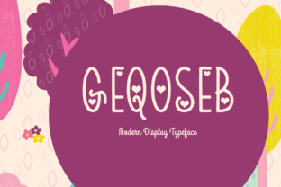 Geqoseb: A Modern Display Font for Digital Creativity