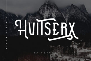 Hvitsrex Font for Modern Vintage Branding