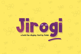 Jirogi Display Font for Web Design