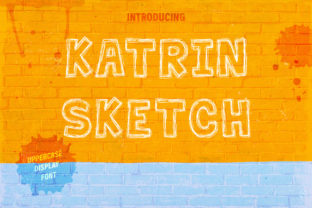 Katrin Sketch: A Whimsical Display Font for Creative Projects