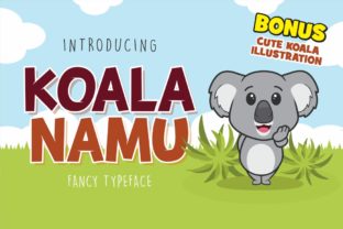 Koala Namu: A Playful Display Font for Creative Projects
