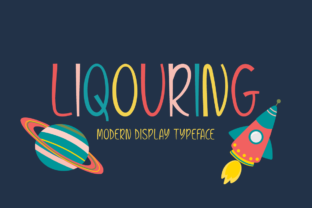 Liqouring: A Playful Display Font for Joyful Design