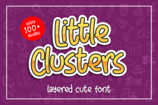 Little Clusters: A Whimsical Display Font for Creative Projects