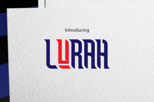 Lurah Font for Bold and Minimalist Design Projects