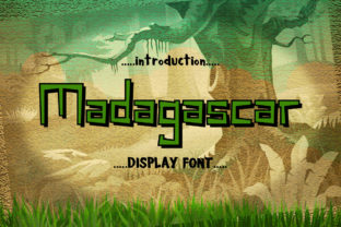 Madagascar Font for Whimsical Display Designs