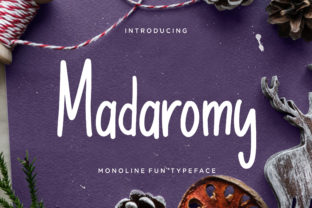 Madaromy: A Fun Display Font for Bold Branding