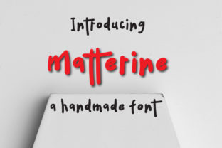 Matterine: A Playful Display Font for Creative Projects