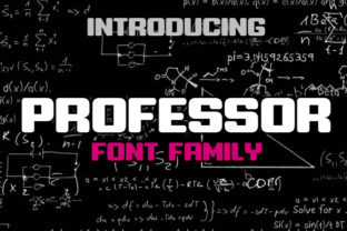 Professor Font for Modern Branding and Display Needs