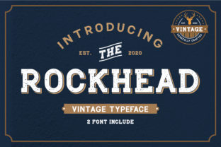 Rockhead: A Bold Display Font for Standout Editorial Design