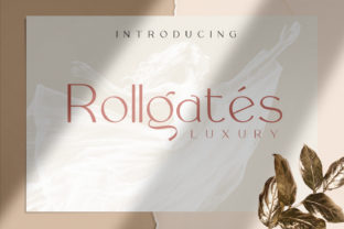 Rollgates: A Sophisticated Display Font for Digital Creatives