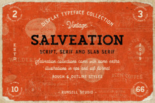 Salveation: A Vintage-Inspired Display Font for Bold Branding