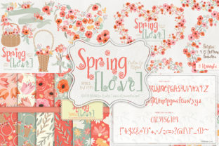 Spring Love Font: A Playful Display Typeface for Creative Makers