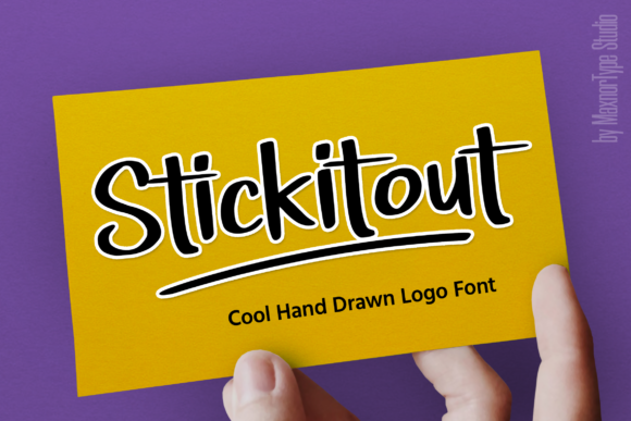 Stickitout: The Urban Display Font That Elevates Campaigns