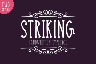 Striking: A Bold Display Font for Brand Identity