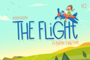 The Flight: A Quirky Display Font for Creative Makers