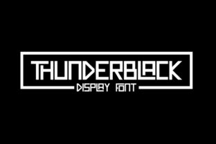 Thunderblack: A Bold Display Font for Editorial Design
