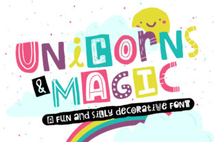 Unicorns Magic Font for Business Branding and Design