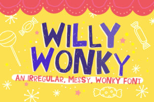 Willy Wonky Font for Bold Editorial Designs